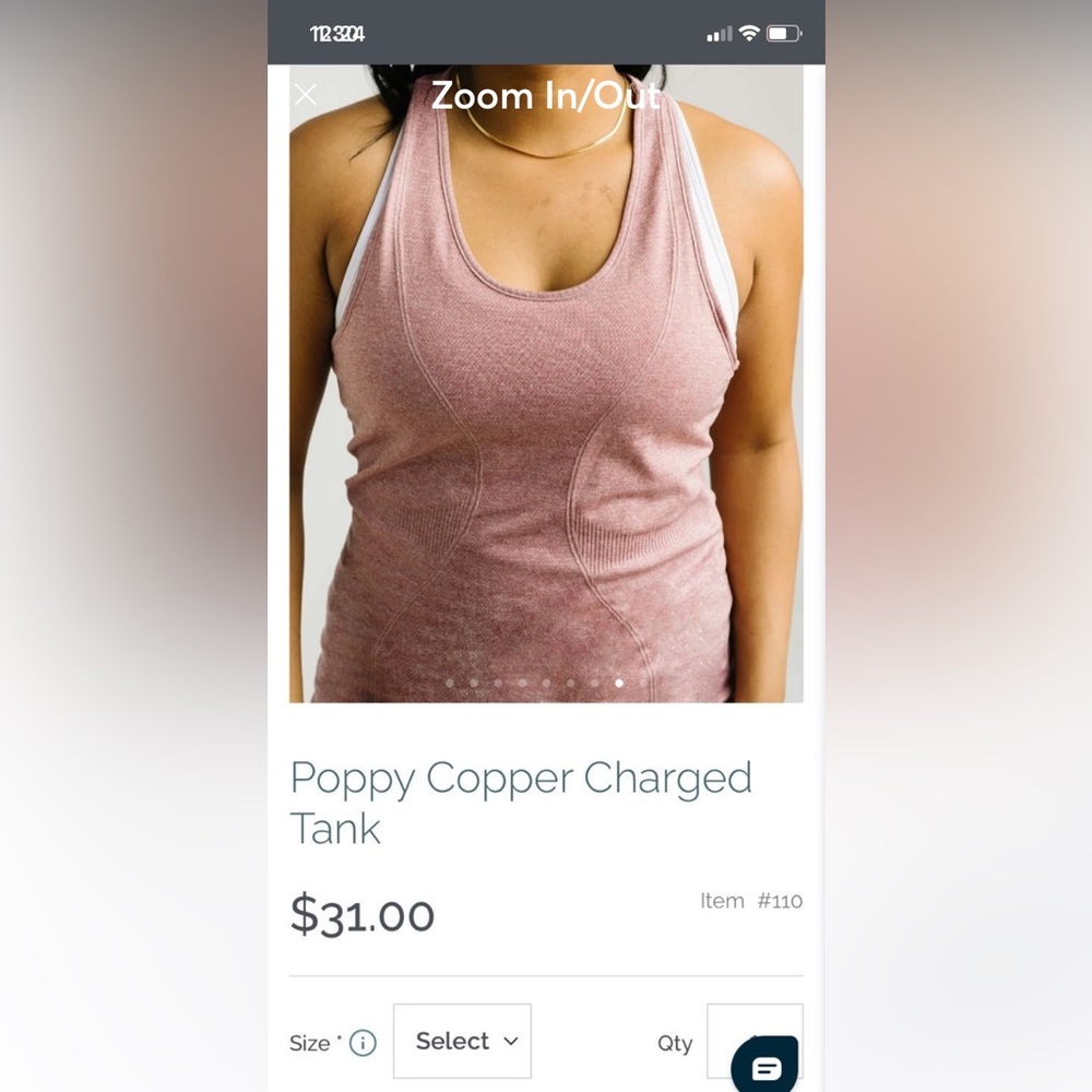 Zyia tank top